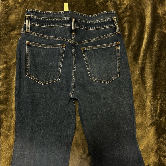 Madewell Skinny Flare Jeans in Wainscot Wash: Pintuck Edition sz 29 - Picture 11 of 13